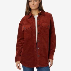NWT Madewell Corduroy Twill Shirt Jacket